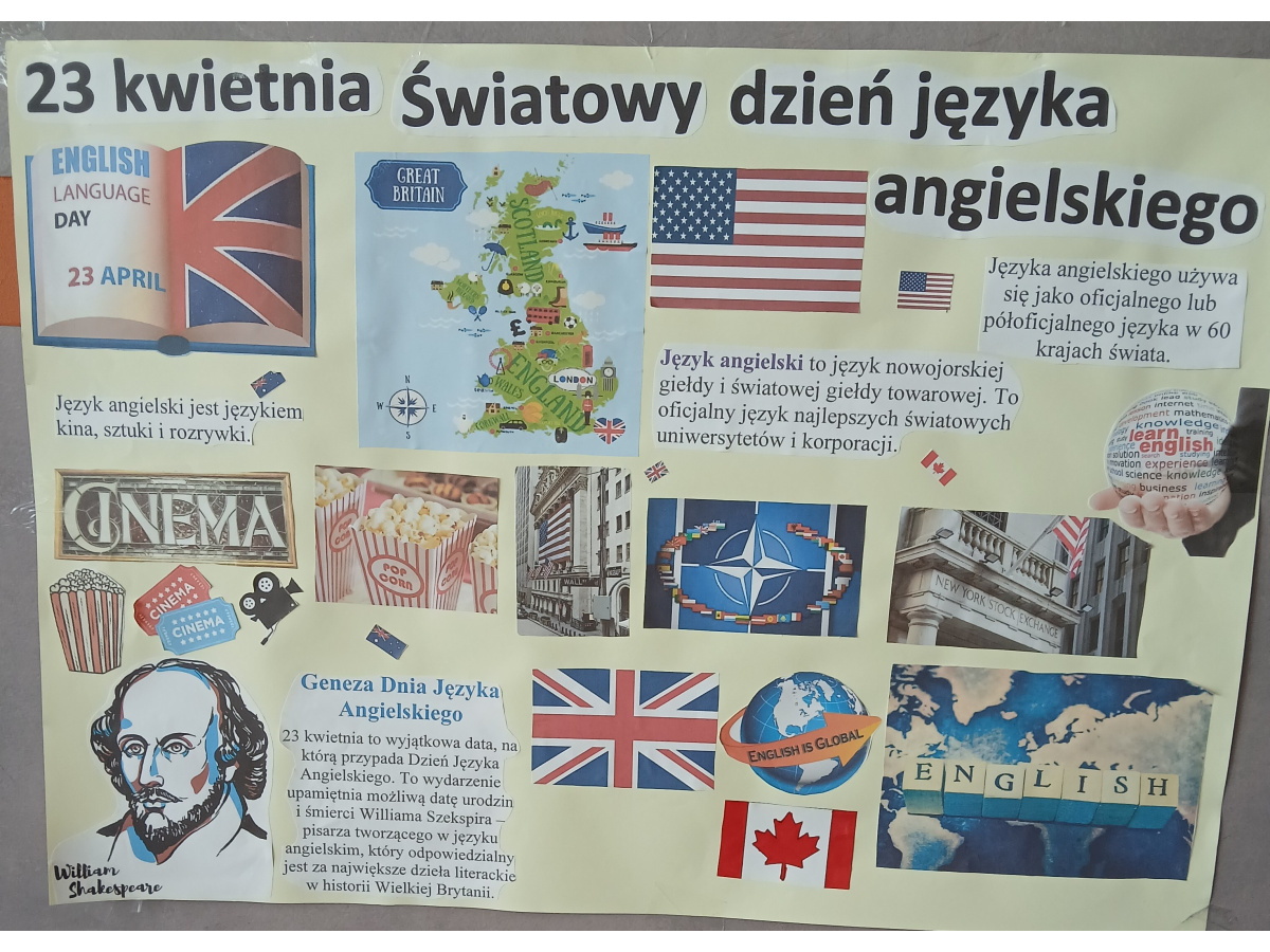 Geneza Dnia Języka Angielskiego. Język angielski jako język sztuki,rozrywki oraz nowojorskiej giełdy i światowej giełdy towarowej