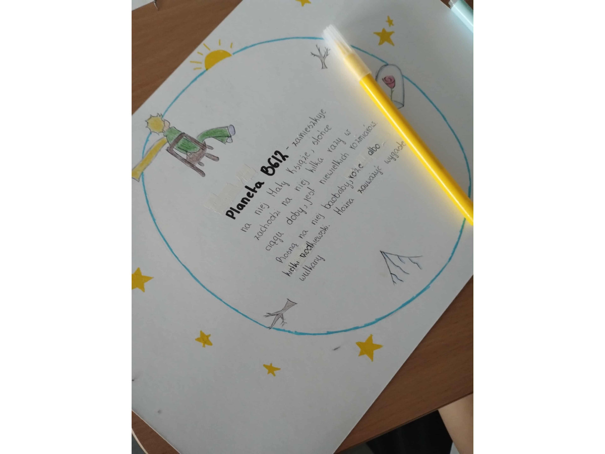 Praca prezentująca wybraną planetę