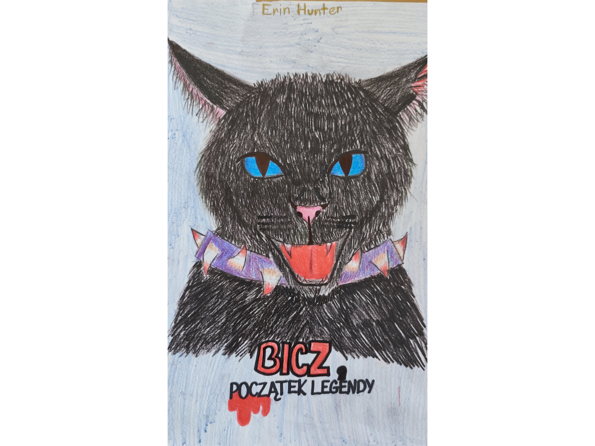 III miejsce - zdjęcie autorskiej okładki książki pt. Bicz. Początek legendy